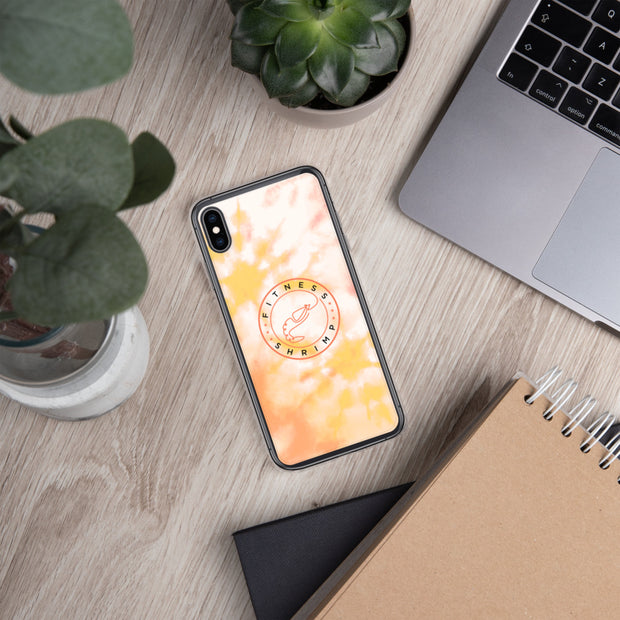 Orange Watercolour iPhone Case