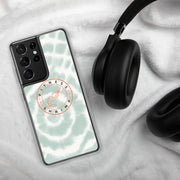Green Tie Dye Samsung Case