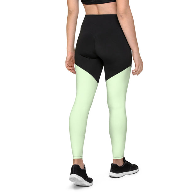 Green Sports Leggings