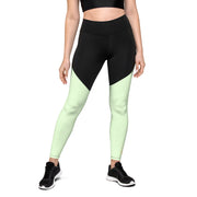 Green Sports Leggings