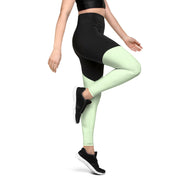 Green Sports Leggings