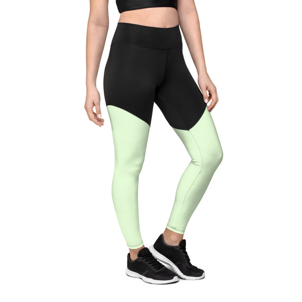 Green Sports Leggings